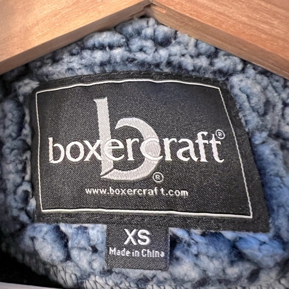Boxercraft Hershey’s Kisses Blue Fleece Pullover Size XS - Picture 2 of 9
